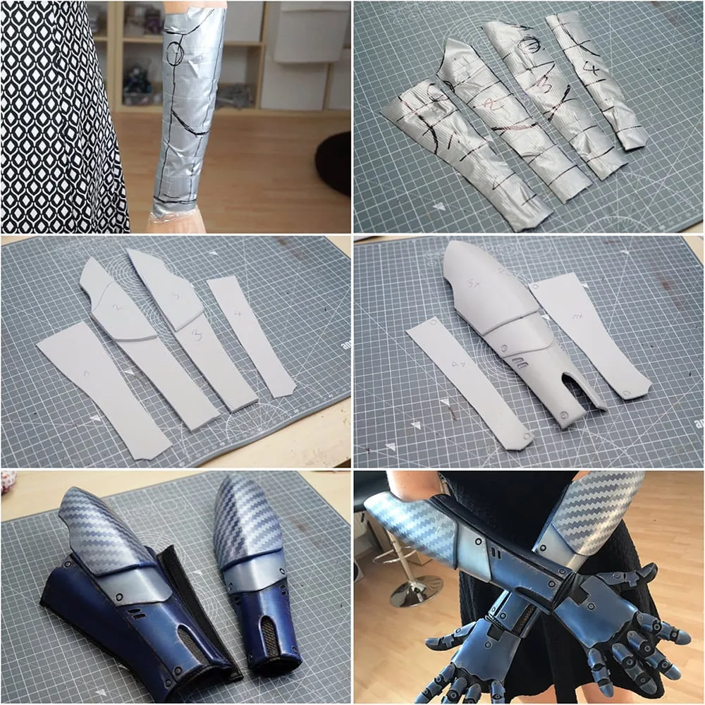 EVA foam scale armor cosplay cutting attachment tutorial reference