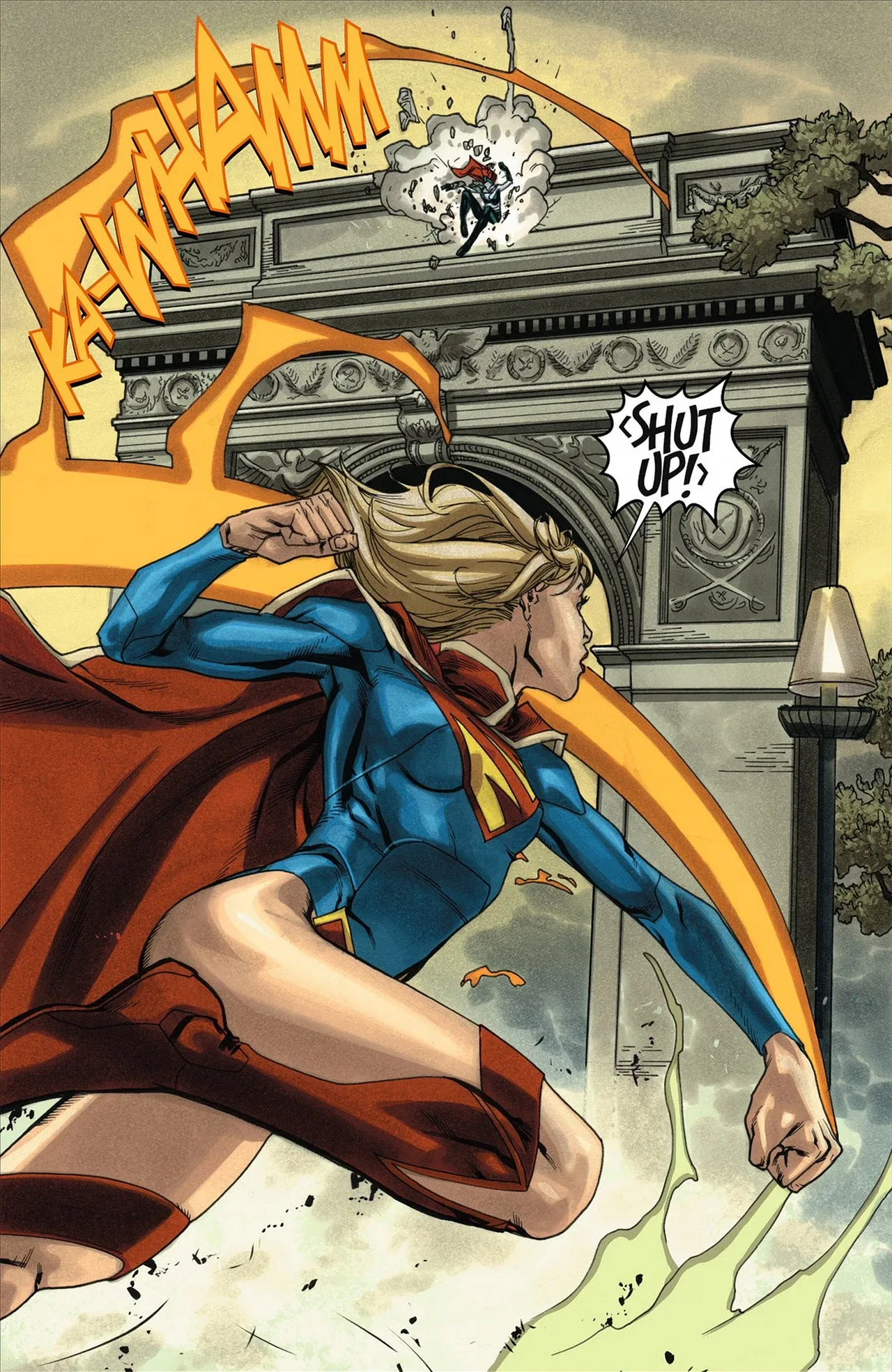 Supergirl Kara Zor-El classic costume full body reference