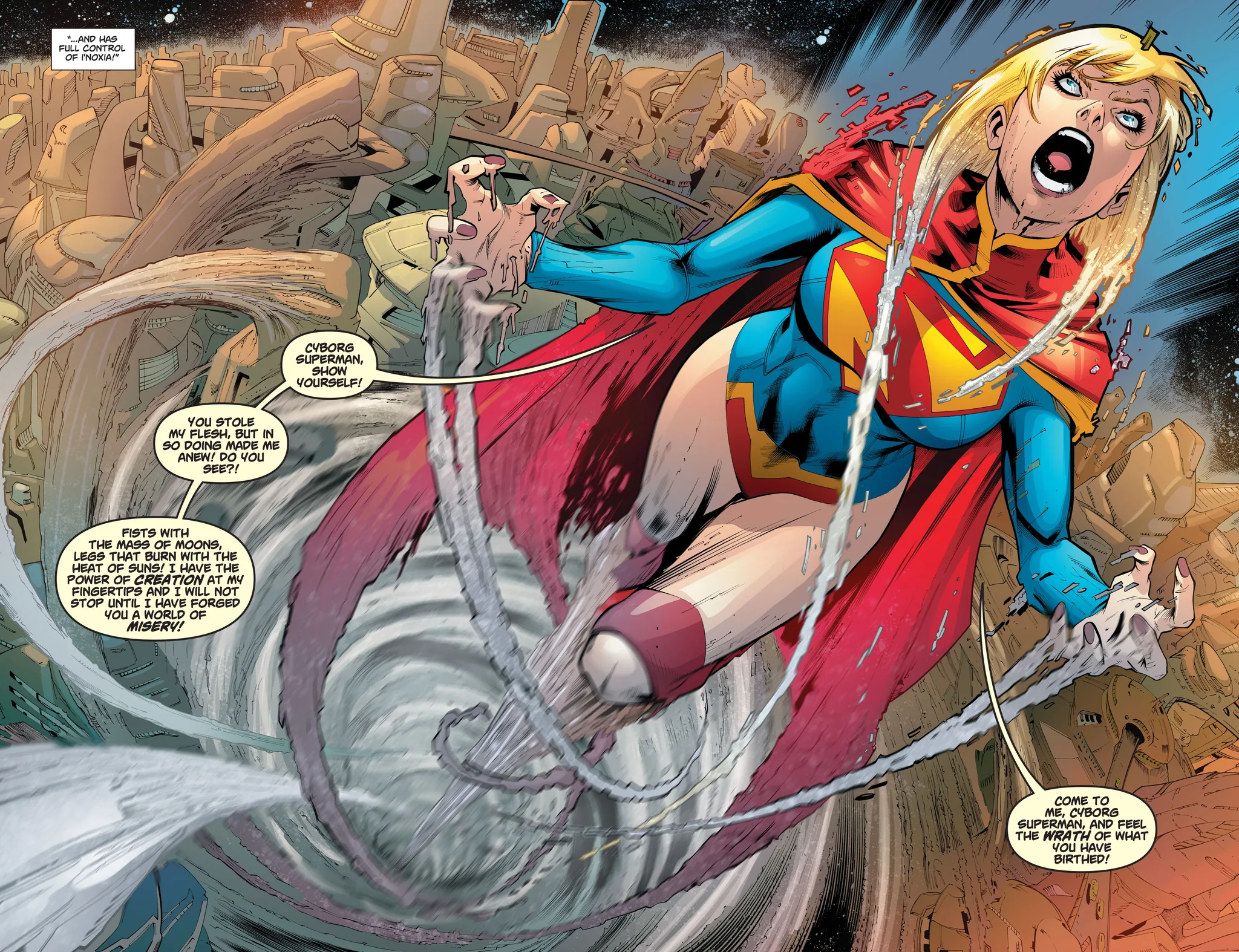 Supergirl Kara Zor-El classic costume full body reference