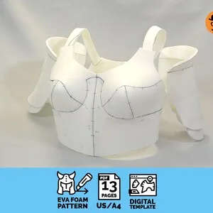 EVA foam armor chest plate assembly flex joints reference