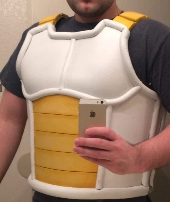 Vegeta cosplay Dragon Ball Z armor build reference